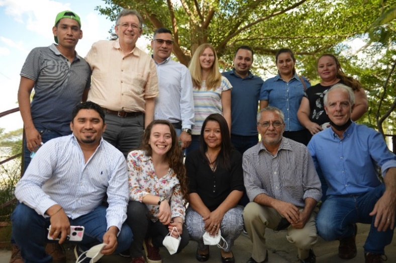 PADF team with local partners in Guazapa El Salvador