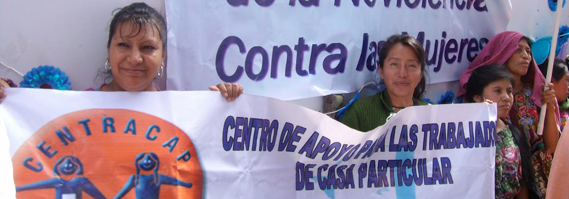 CENTRACAP participa en una marcha.